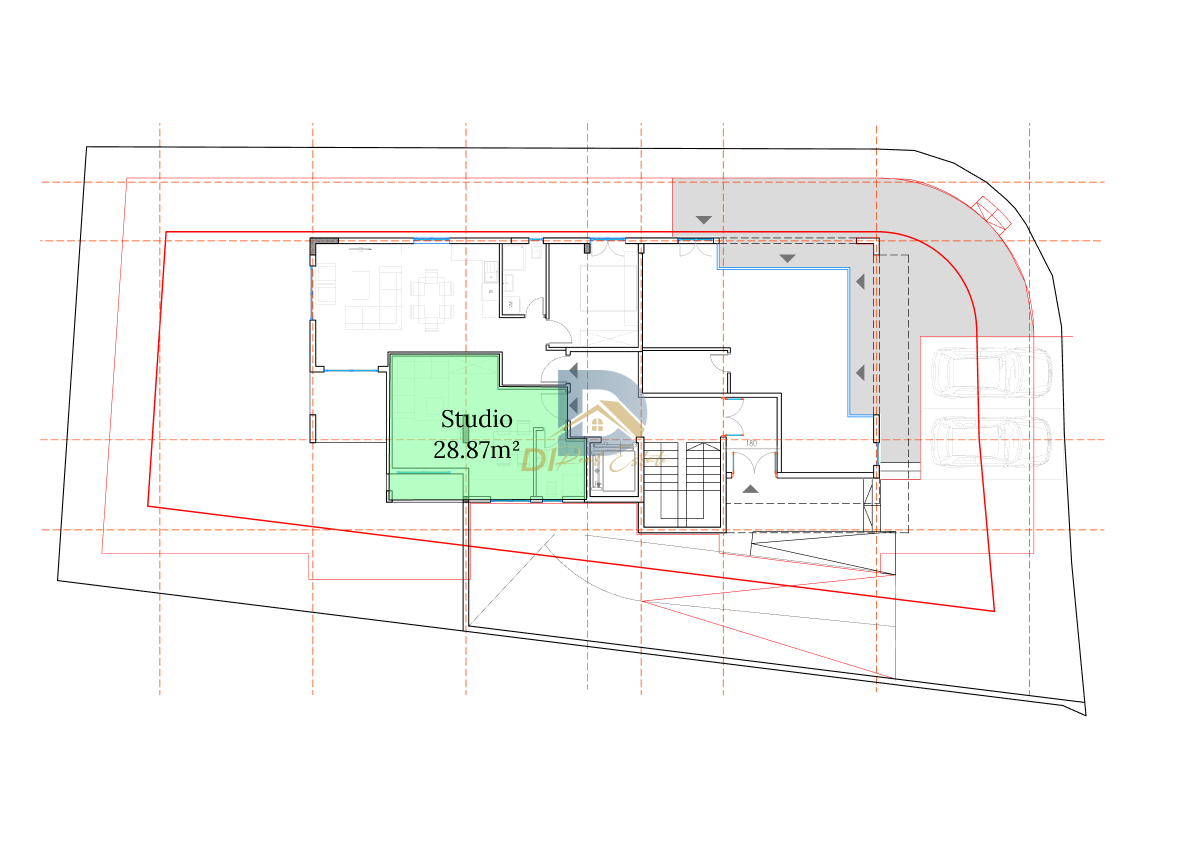 For Sale Studio Apartment - Resim 1