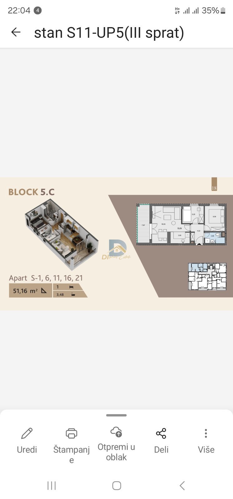 For Sale Two Bedroom Apartment - Resim 8