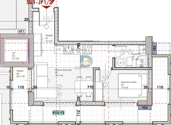 For Sale One Bedroom Apartment - Resim 9