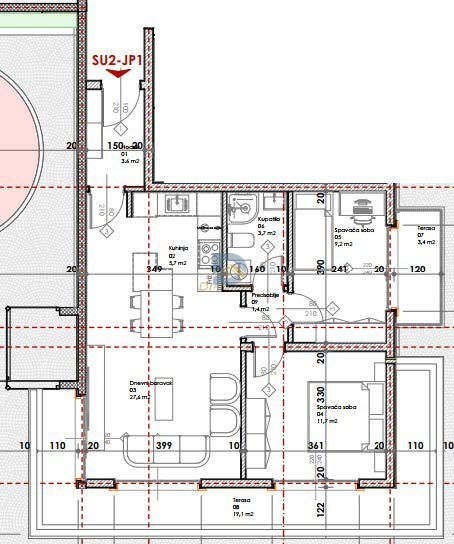 For Sale Two Bedroom Apartment - Resim 7