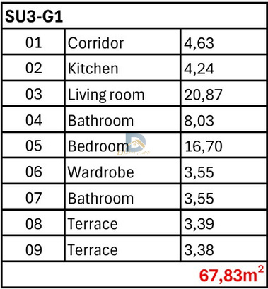 For Sale One Bedroom Apartment - Resim 7