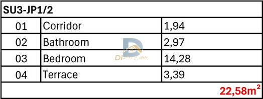 For Sale Studio Apartment - Resim 7