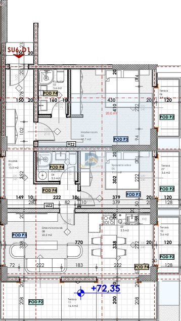 For Sale Two Bedroom Apartment - Resim 6
