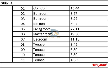 For Sale Two Bedroom Apartment - Resim 7