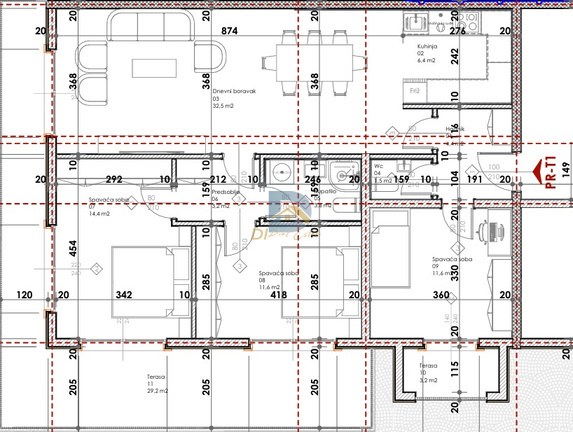 For Sale Three Bedroom Apartment - Resim 7