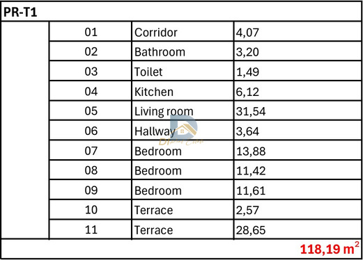 For Sale Three Bedroom Apartment - Resim 8