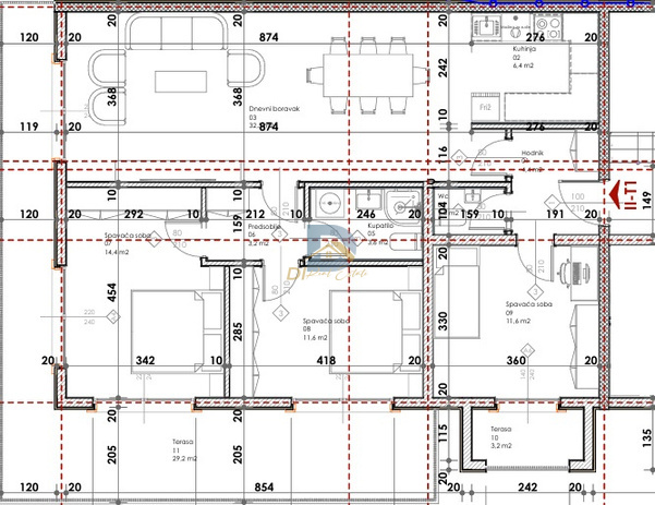 For Sale Three Bedroom Apartment - Resim 7