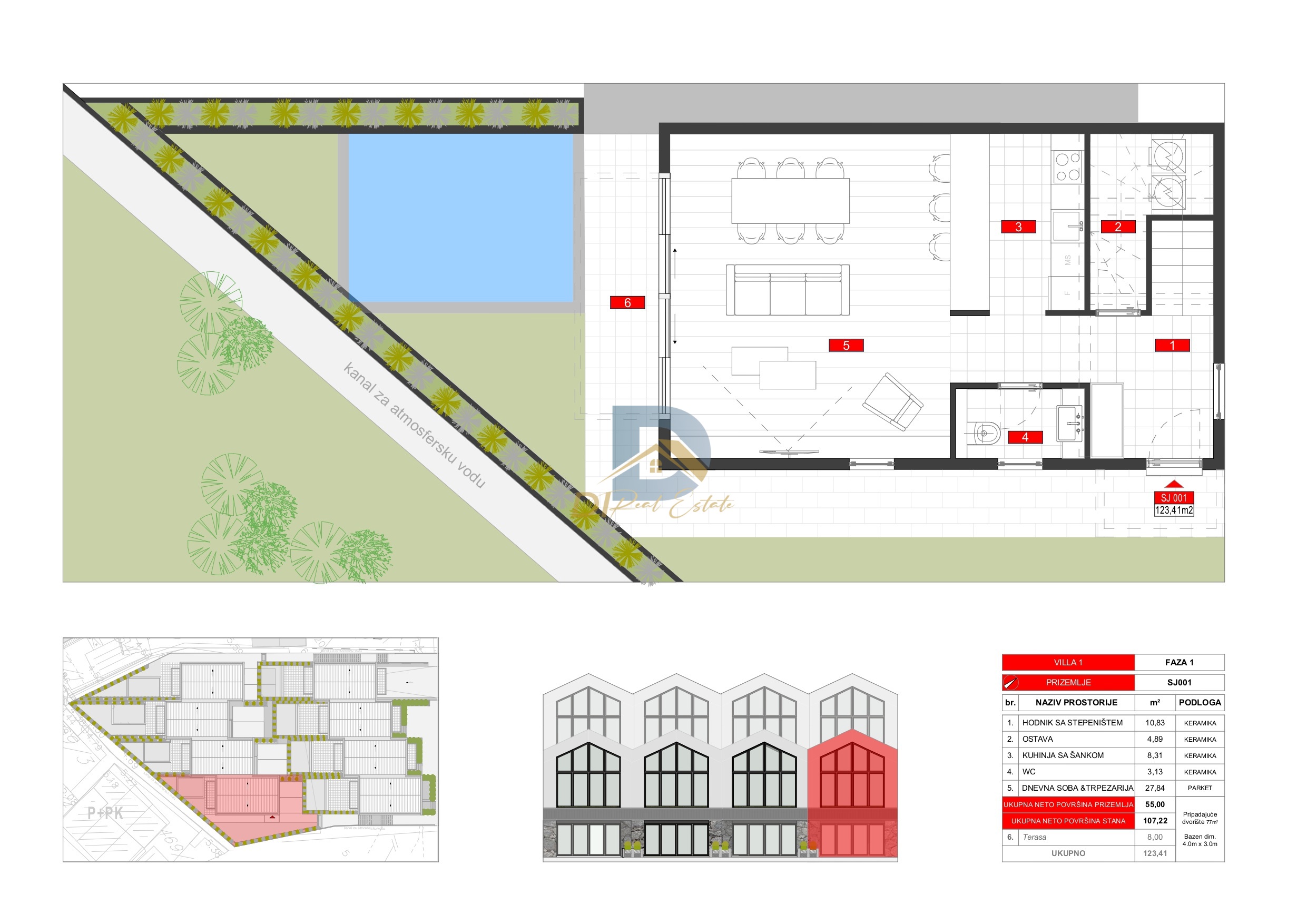 For Sale Three Bedroom Vila With Pool - Resim 4