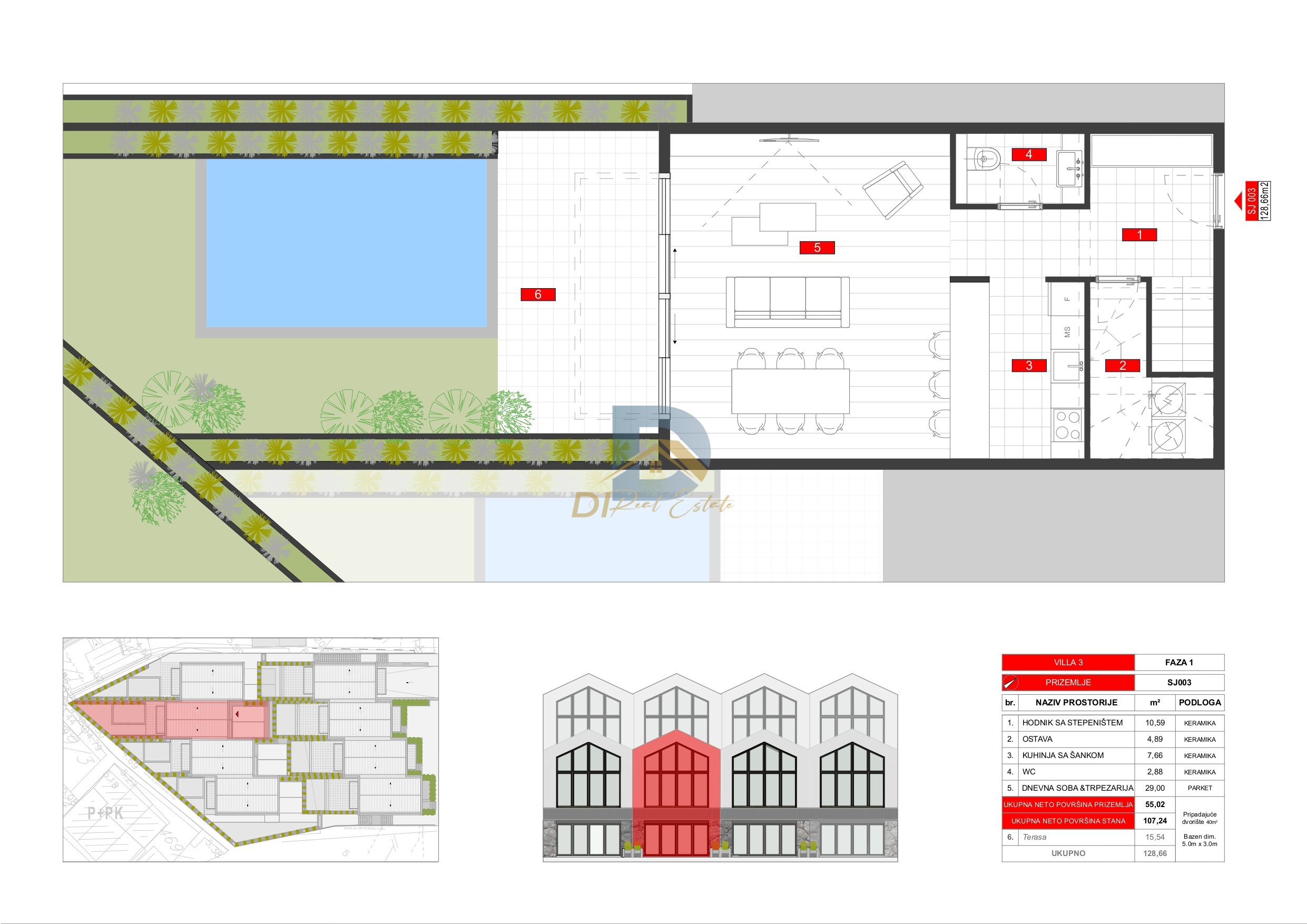 For Sale Three Bedroom Vila With Pool - Resim 4