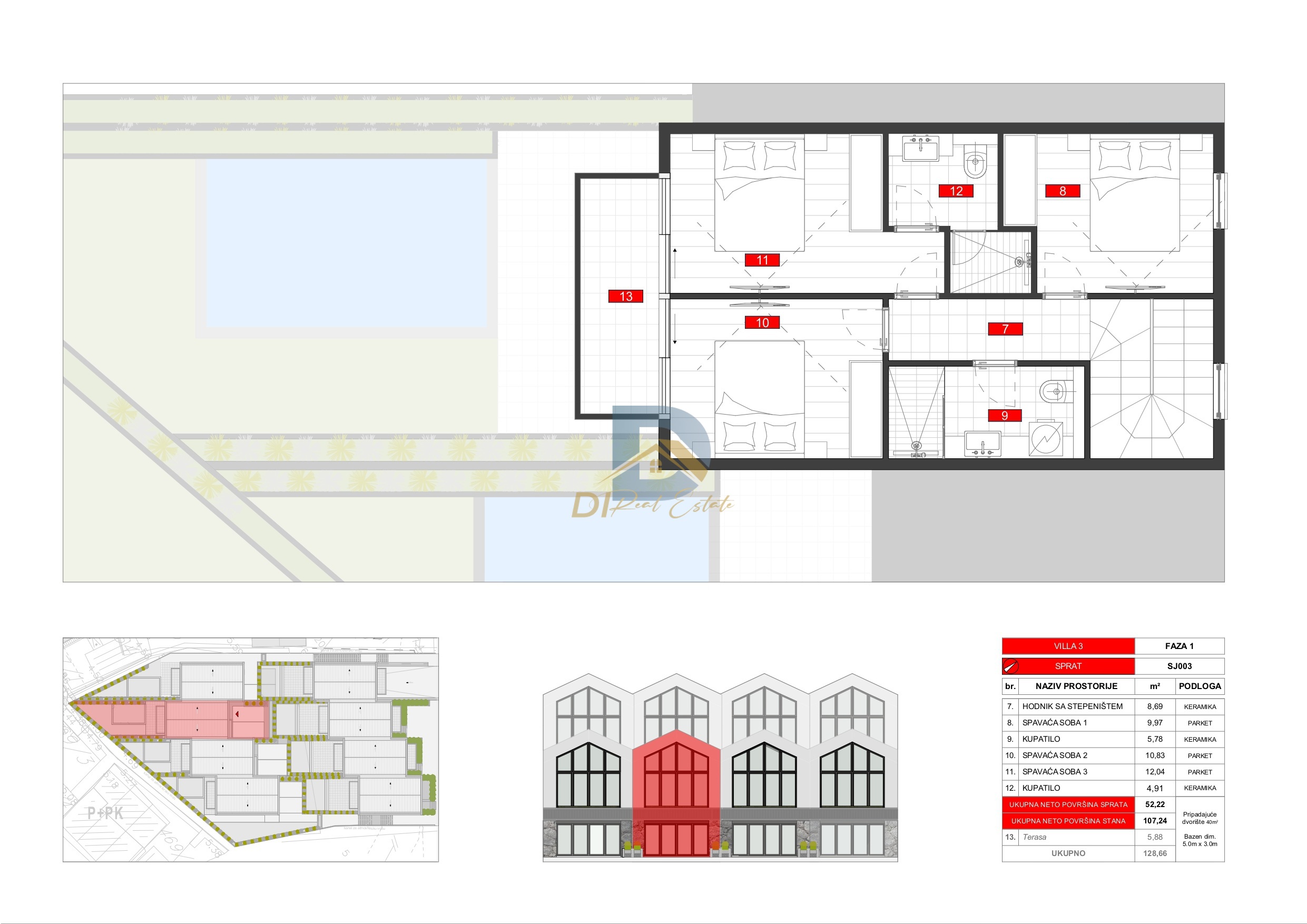 For Sale Three Bedroom Vila With Pool - Resim 5