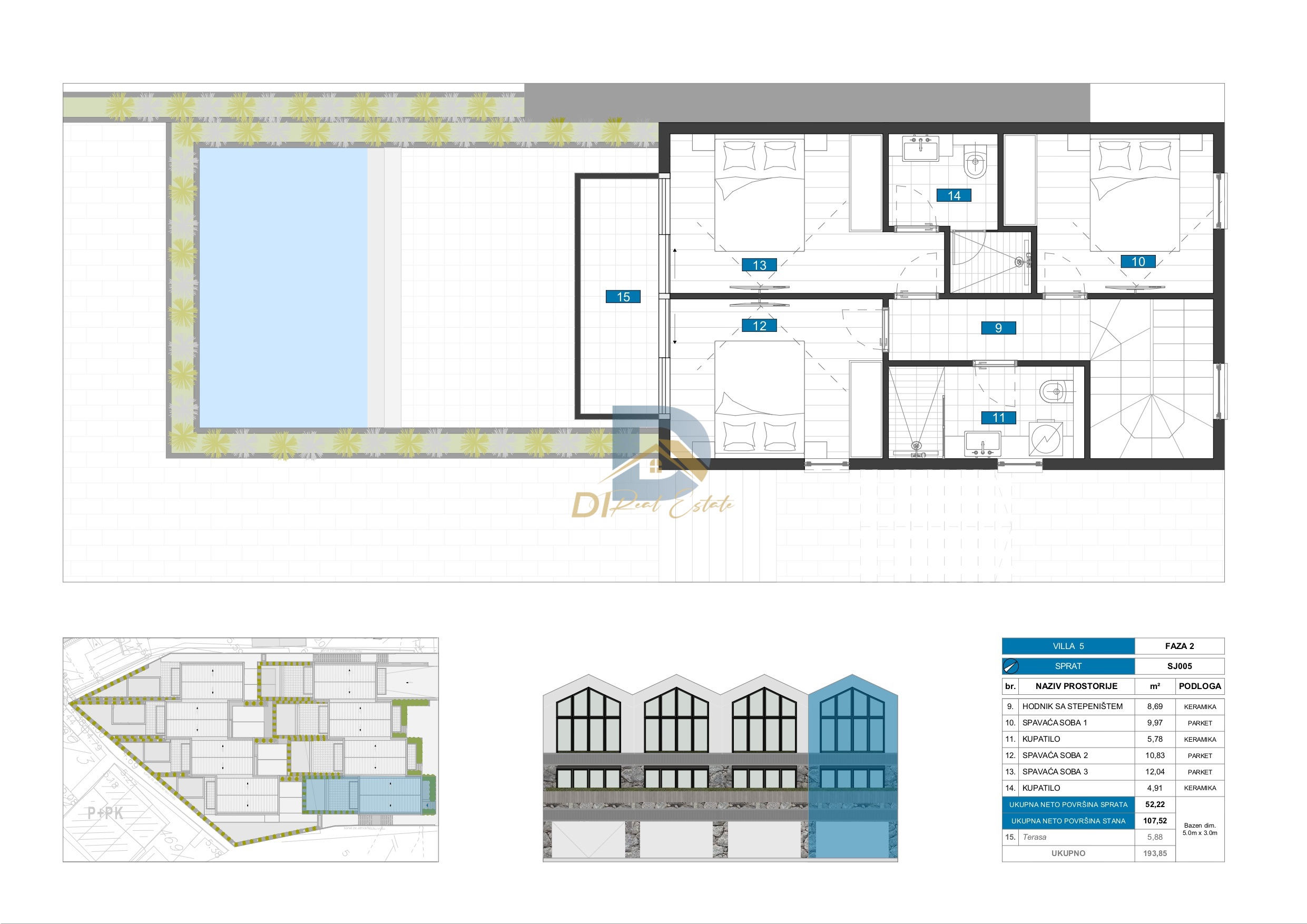 For Sale Three Bedroom Vila With Pool - Resim 6