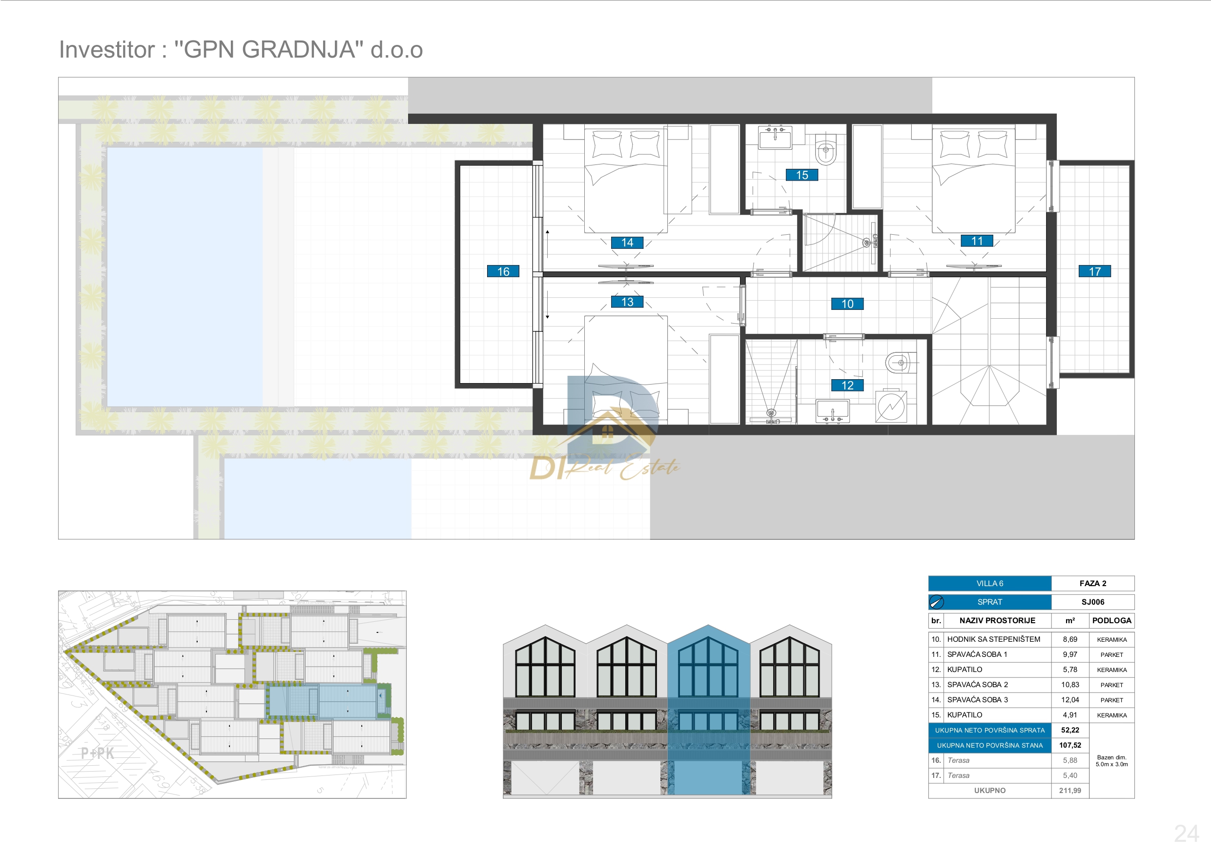 For Sale Three Bedroom Vila With Pool - Resim 6