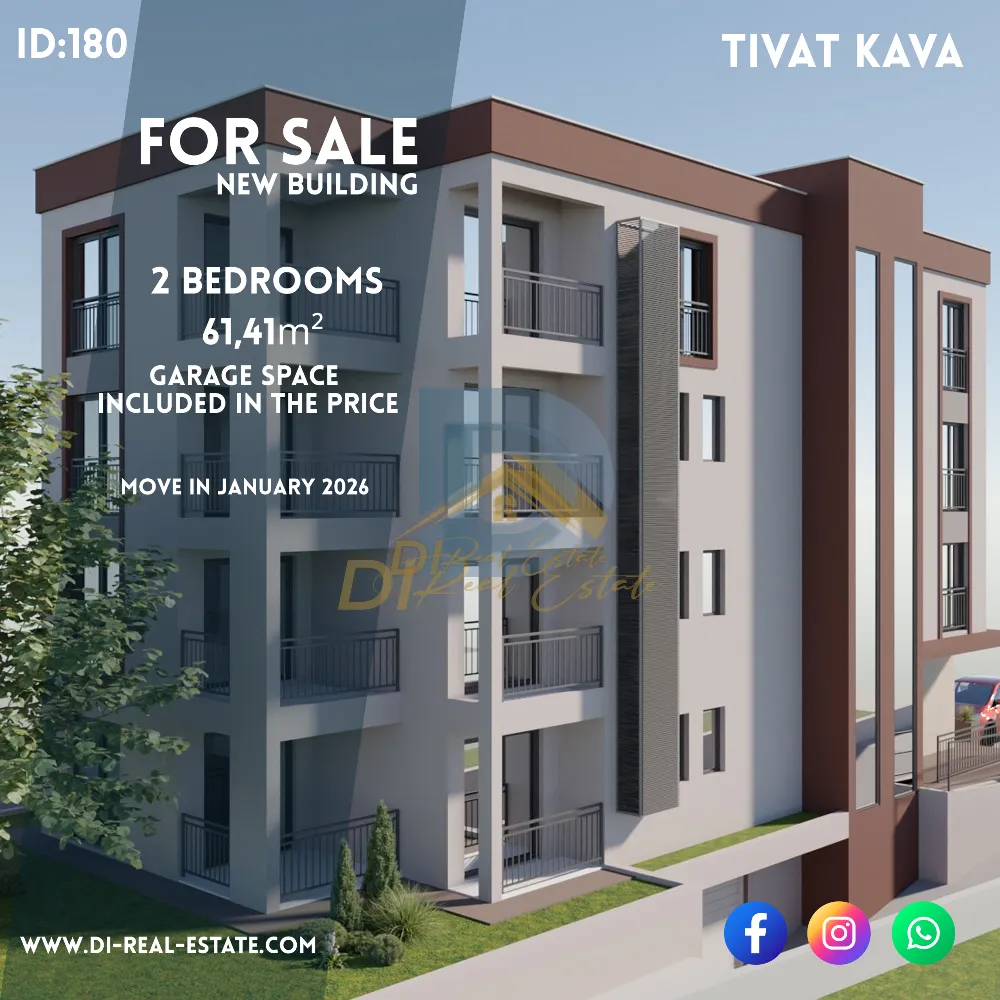 Satılık 2+1 Daire | Kava, Tivat