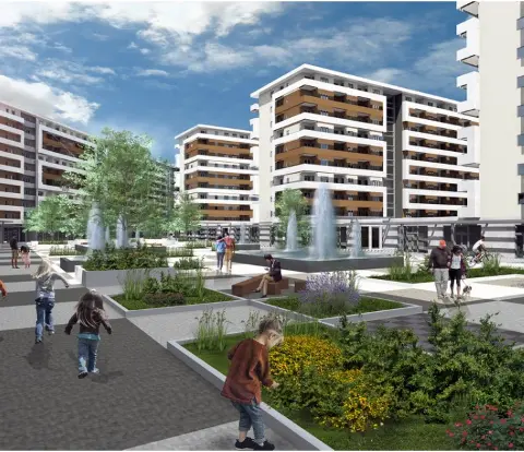 Satılık 1+1 Daire | Central Point, Podgorica