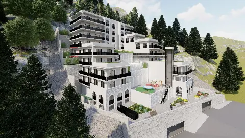 Satılık 1+1 Daire | Dubovica, Budva